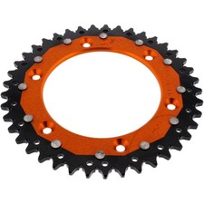 ZF Dual Kettenrad 41Z, orange, Teilung 520 - Leicht und stabil FS SMR Rally Fact