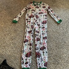 Buccees Buc-ee  s Christmas Holiday Footed Pajamas