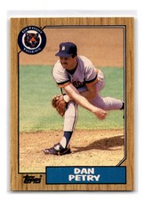 1987 Topps Tiffany #752 Dan Petry - Detroit Tigers