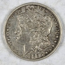 1886-O Morgan Silver Dollar - 90% SILVER - Key Date - FREE SHIPPING!