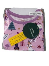 NWT Little Sleepies Pink Nutcracker  Ballerina Bamboo Pajama Set Size 12/14