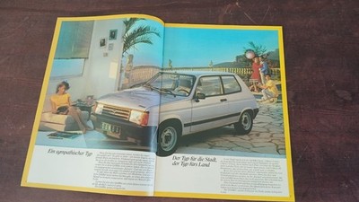 Autoprospekt Talbot Samba aus 1983