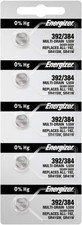 Energizer 392 / 384 192, SR41SW, SR41W Silver Oxide Watch Battery. On Tear...
