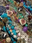 Vintage Grandma Costume Jewelry Lot MCM Rhinestone Estate Mix Wear Brooch Antiqu