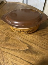 Vintage Pyrex 1.5 QT #043 Old Orchard Cassero...