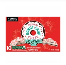 The Original Donut Shop Peppermint Bark Coffee K Cup Pods Light Roast 3.4oz