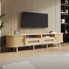 TV Stand Cabinet for up to 65 inch TVs, 170cm Long Media Entertainment Unit, Oak