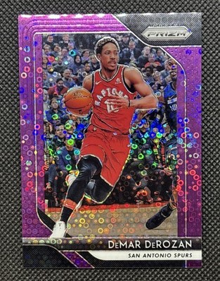 2018-19 Panini Prizm - DeMar DeRozan #271 Purple Fast Break Prizm /75