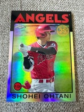 2021 Topps Chrome Shohei Ohtani 1986 Topps #86BC-9 Los Angeles Angels LA