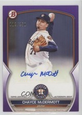 2023 Bowman Paper Prospect Purple Border /250 Chayce McDermott #PPA-CMT Auto w5p