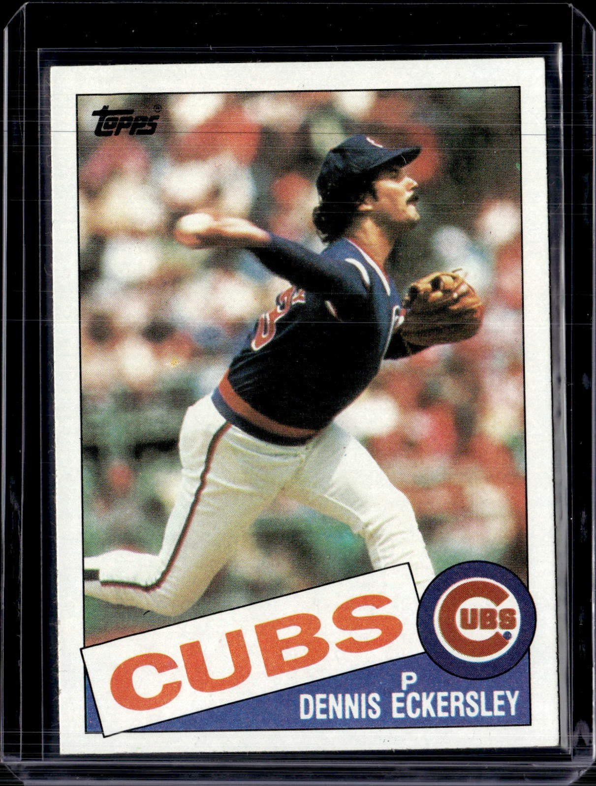 1985 Topps #163 Dennis Eckersley Chicago Cubs (HOF) NR-MINT