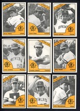 1977 TCMA NEWARK CO-PILOTS COMPLETE SET KEVIN BASS 543378 (KYCARDS)