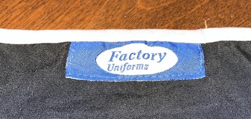 Scrub Set 2 Piece Factory Uniforms Women’s Size XL Black With Pink Trim - Picture 12 of 14