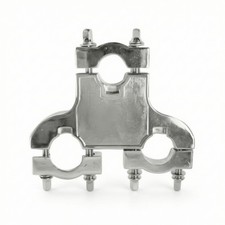 Drum Rack Clamp with Triple-Hole Sturdy Hardware Heavy-Duty for Percussionists