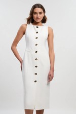 Karen Millen Midi Dress Womens Km Corporate Dresses
