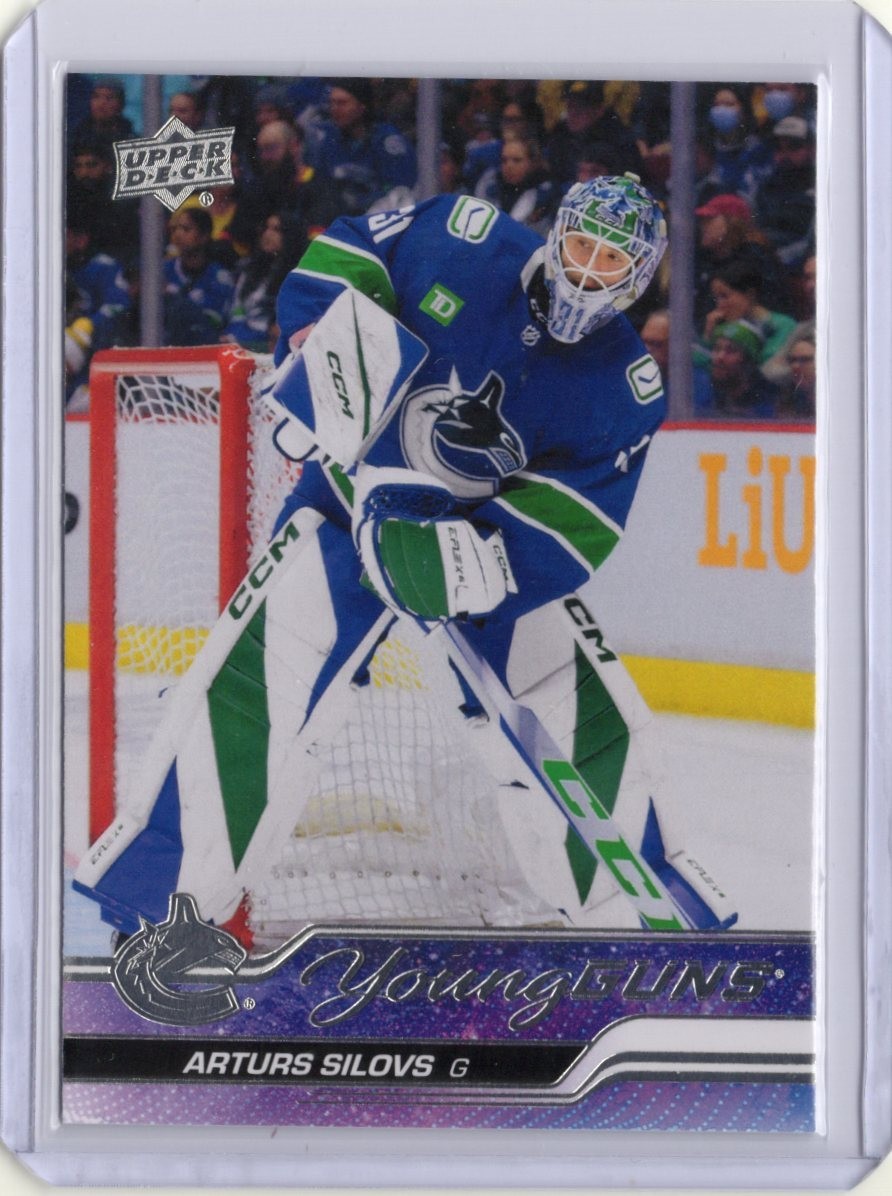 2023-24 Upper Deck Series 2 Young Guns Arturs Silovs #485 Rookie Penguins RC