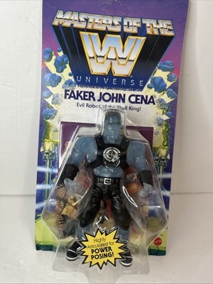 MATTEL FAKER JOHN CENA MOTU MASTERS OF THE WWE UNIVERSE  WAVE 2