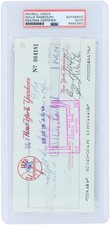Willie Randolph New York Yankees Signed Check from April 15, 1978 - PSA 84942953