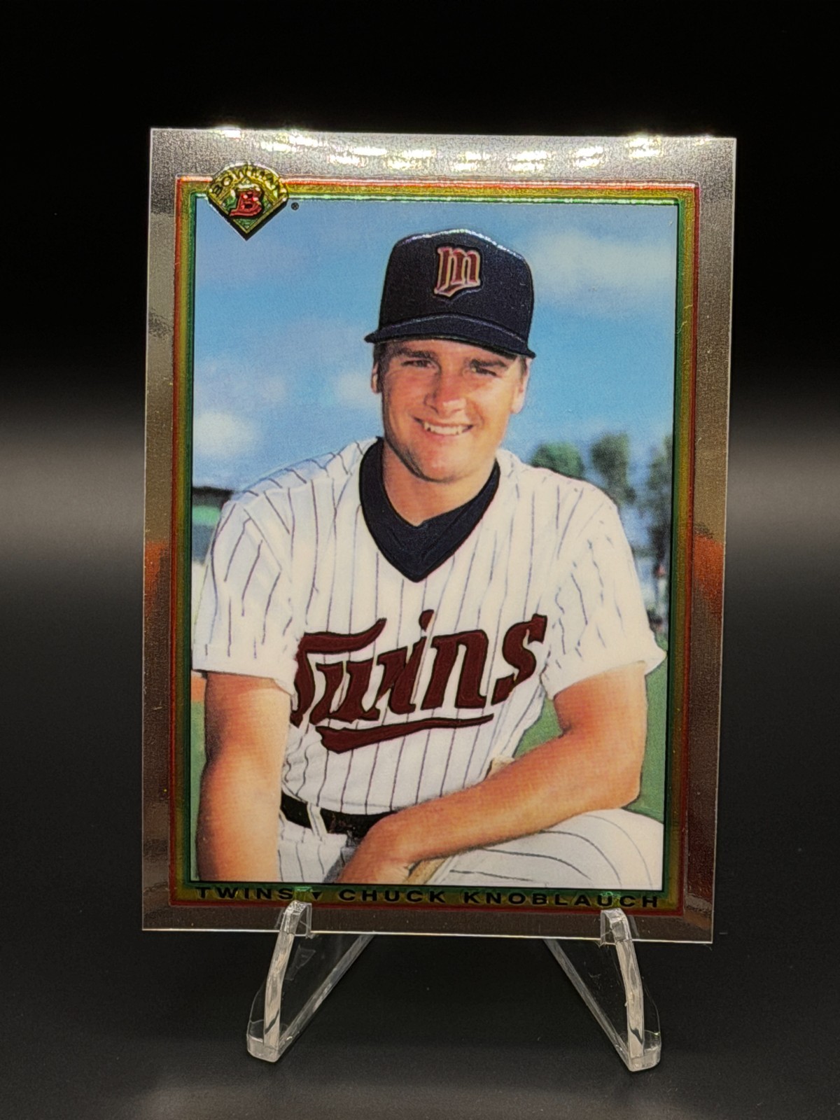 1998 Bowman Chrome Bowman Rookie Reprints Chuck Knoblauch #21 Minnesota Twins