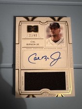 2024 Topps Cal Ripken Jr Patch Auto /40
