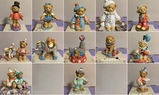Enesco Cherished Teddies Circus / Clown Figurines - new in box