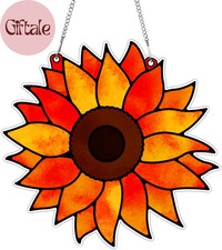 Sun Flower Craft Kits Stained Glass Kit Sunflower Sticker Glass Made Easy Activi