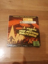 Super 8mm Earth vs the flying saucers cine film