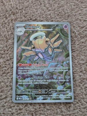 Shedinja 144/132 Mega Evolution Illustration Rare Full Art Holo Pokemon TCG NM/M