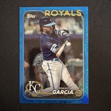 2024 Topps Maikel Garcia Blue Speckle /999 - Kansas City Royals Color-Match