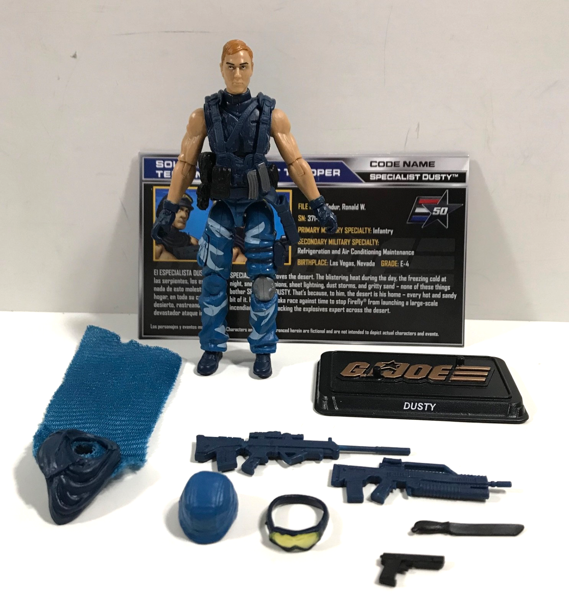 GI Joe 50th Anniversary Dusty loose figure 2015 Sneak Attack | eBay