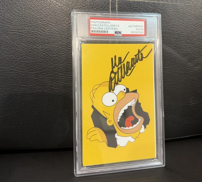 #ad 🔥 Dan Castellaneta Signed Photo PSA Homer Simpson The Simpsons Auto $60.00