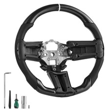 Uimoso Carbon Fiber Steering Wheel For 2010-2014 Ford Mustang