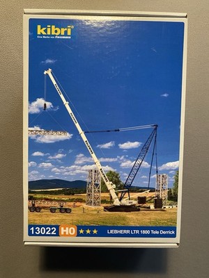 Kibri 13022 Baldwins Liebherr LTR 1800 Tele Derrick Raupenkran, Maßstab 1:87 NEU