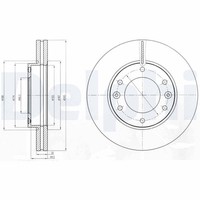 2X Delphi Bremsscheibe BG4296 FüR Hyundai