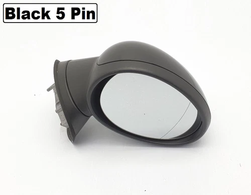MINI COUNTRYMAN 10-16 R60 DOOR/WING MIRROR RIGHT DS BLACK 5 PIN 9805062