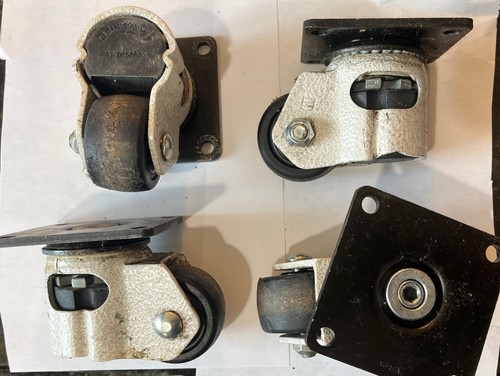 4-Sam Song MFG. Leveling Swivel Packing Caster Wheel Heavy Duty Pat. 0252380