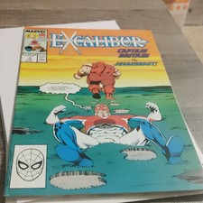 Marvel Excalibur #3 1988 Captain Britain Juggernaut Nightcrawler First Printing