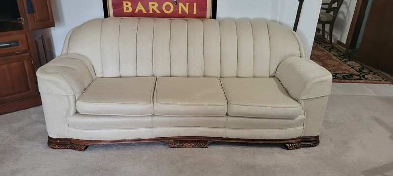 Vintage Reupholstered Couch