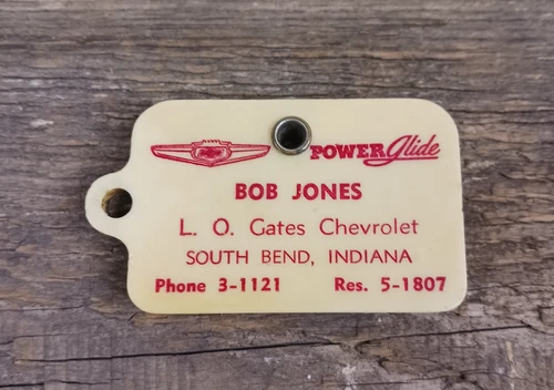 Vintage Coin Holder Ice Scraper Chevrolet Chevy Dealership South Bend Indiana