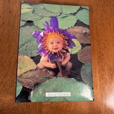 Vintage Anne Geddes Baby Photo Album 4x6 Floral Baby Design Slip In Picture Book