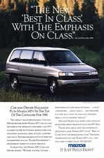 1989 Mazda MPV: Best in Class Vintage Print Ad