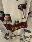 PJ SALVAGE 3 Pc Flannel Pajama set W Headband Sz L Beige Front Pockets CHEERS — photo 3