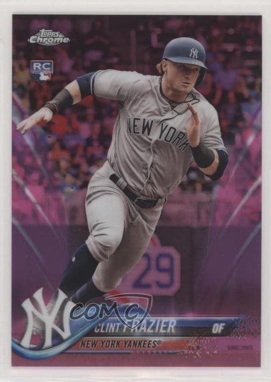 2018 Topps Chrome Update Target Exclusive Pink Refractor Clint Frazier 1g3