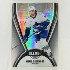 2025-26 Allure Black Rainbow #54 Kiefer Sherwood Vancouver Canucks