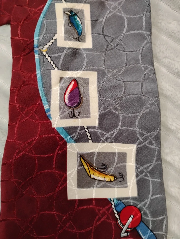 Vintage Celebrations Tie Father's Day 100% Imported Silk Length 58" - Image 3 of 4