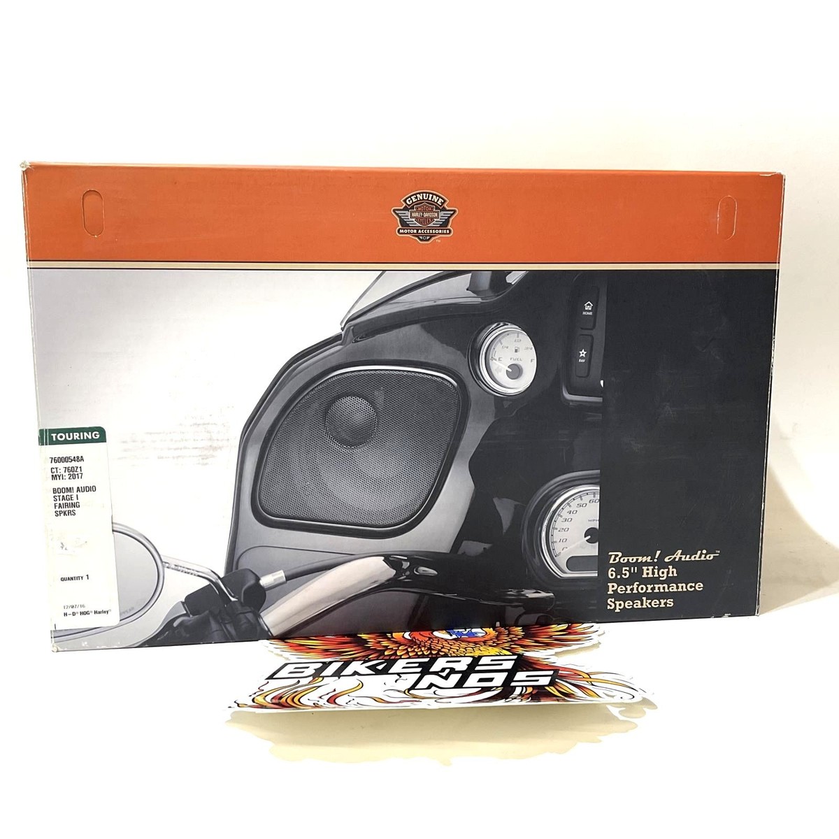 【新車外し】Harley Davidson 純正スピーカー Harley-Davidson Boom Audio Stage I Fairing Speakers | 76000548 for