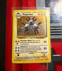 Pokemon TCG Base Set Magneton 9/102 Holo Rare 1999 English Wizards of Coast
