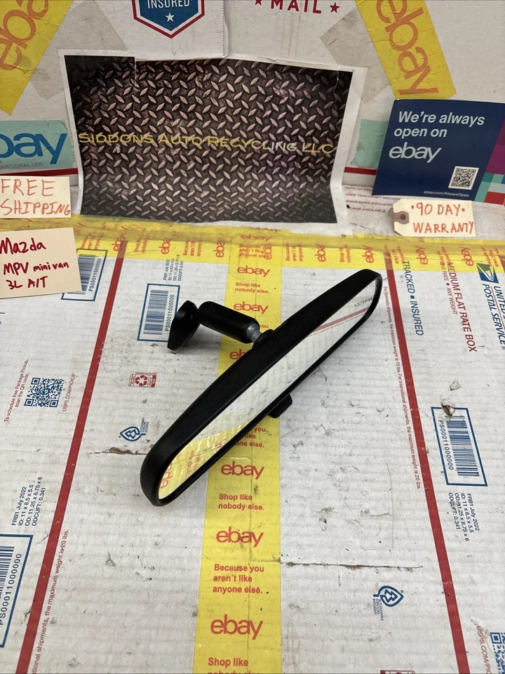 04-06 ESPEJO RETROVISOR INTERIOR MAZDA MPV con pestaña de montaje OEM Foto 2 de 4