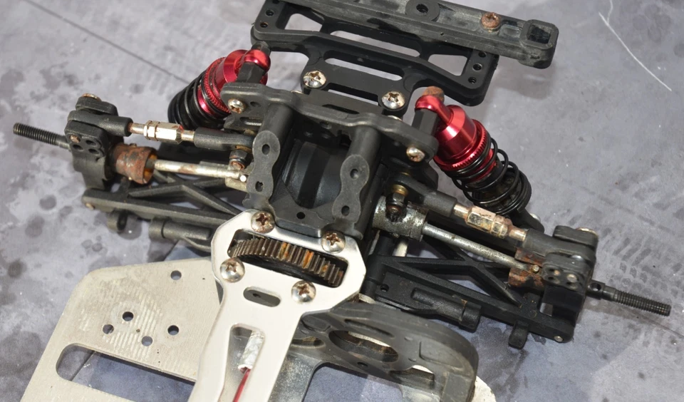 RELLY 4WD RC Car CHASSIS TEILE ERSATZTEILE - Bild 4 von 4