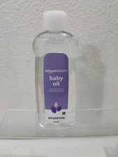 Amazon Basics Baby Oil Lavender Scented 414ml 14oz exp 6/28 New